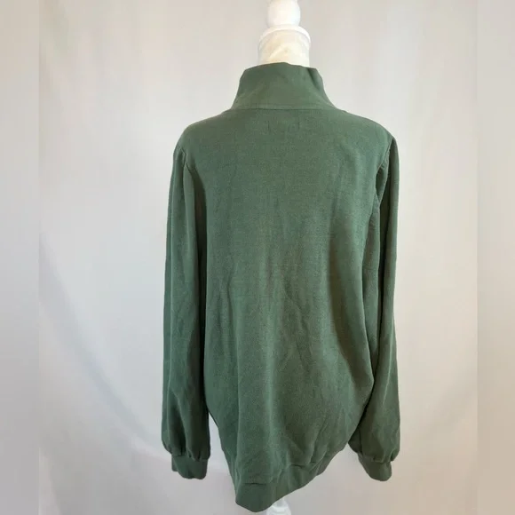 NEW / Madewell Simply Garment-Dyed Terry Zip-Up Lightweight Sweatshirt - Picture 3 of 8